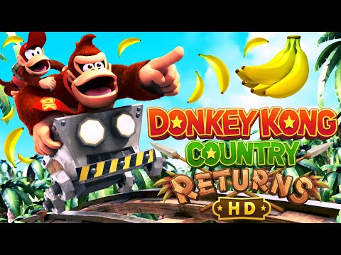 Donkey Kong Country Returns HD - Full Game - No Damage 100% Walkthrough
