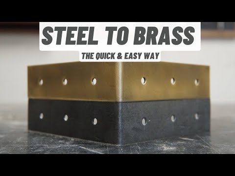 Making Steel Like GOLD/BRASS in Seconds!