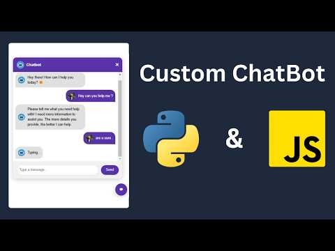 Build a Custom AI Chatbot with Python and JavaScript 🚀🤖