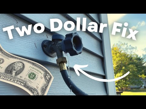 Leaky Spigot Handle? Try THIS 2 Dollar Fix