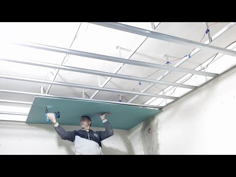 An easy way to make a false ceiling gypsum board step by step