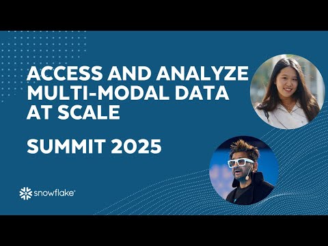 [LIVE] Reimagining SQL: Analyze multi-modal data at Scale
