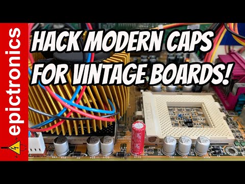 ABIT BP6 Repair & Hack with modern caps