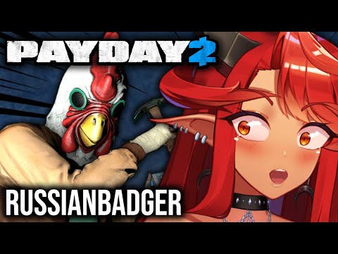 GETTING CHASED BY A SOCIOPATH?! | RussianBadger Payday 2 Sociopath Perk Deck Reaction