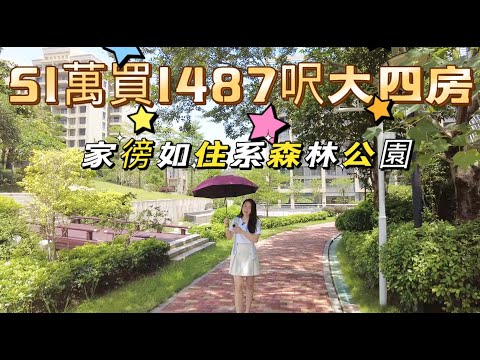 51萬買1487呎大四房|享小區巨大森林式公園|精裝現房1個月出房產證|高鐵旁物業|2小時回港|解壓放鬆擁抱大自然生活|退休休閒靚盤|雲浮光大錦繡山河#realestate #home #8bit