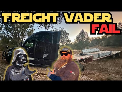 RECOVERED 77,000LBS of TRUCK VADER 23 Miles OFF-ROAD!!!