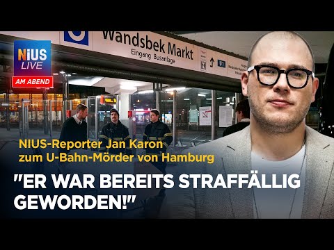 Brutaler Mord eines Südsudanesen in der Hamburger U-Bahn | NIUS Live am Abend vom 30.01.26