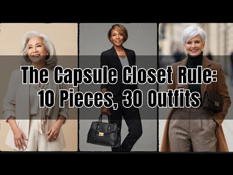 The Capsule Closet Rule: 10 Pieces, 30 Outfits
