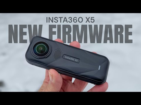 Insta360 X5 New Firmware - Virtual Gimbal Mode and Instaframe 2.0