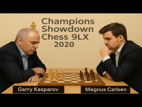 Garry Kasparov vs Magnus Carlsen - Champions Showdown Chess 9LX, 2020