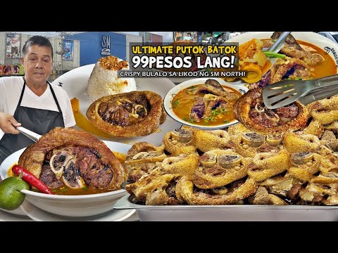 99Pesos lang ang COMBO MEAL na "CRISPY PATA BULALO" sa Likod ng SM North sa QC!