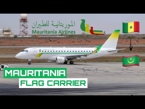 MAURITANIA AIRLINES Embraer 175 | 🇸🇳 Dakar to Nouakchott 🇲🇷 | Embraer 175 [ FULL FLIGHT REPORT ]