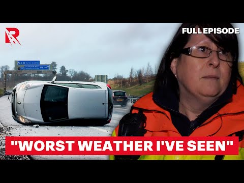 Hail, Wind & Rain Cause CHAOS On The Roads | The Motorway: Life In The Fast Lane | Full Episode