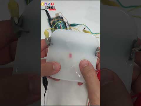 built-in lights for soft robots