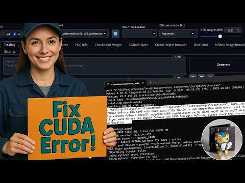The Ultimate Nvidia 50XX Series Cuda Fix for Stable Diffusion WebUI Forge!