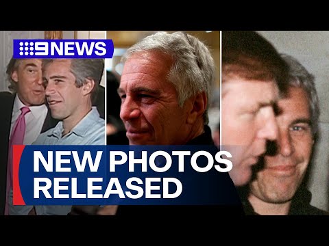 House Democrats release more photos from Jeffrey Epstein estate | 9 News Australia