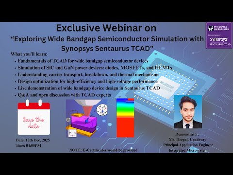 Exploring Wide Bandgap Semiconductor Simulation with Synopsys Sentaurus TCAD