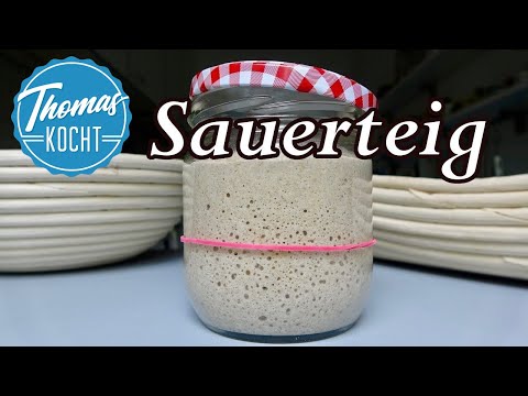 Sauerteig ansetzen, füttern und lagern