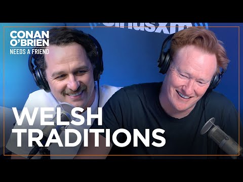 Matthew Rhys Teaches Conan Welsh Curse Words | Conan O'Brien Needs A Friend