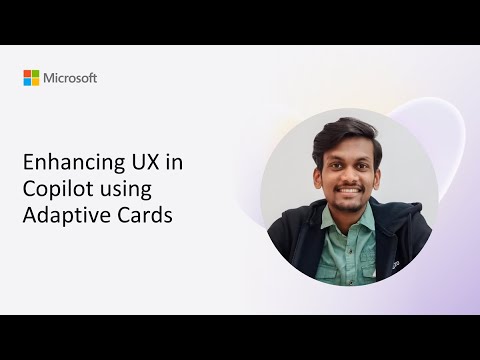 Enhancing UX in Copilot using Adaptive Cards
