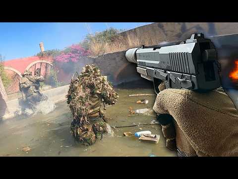 Terrifying Moments at Airsoft Game in Mexico..