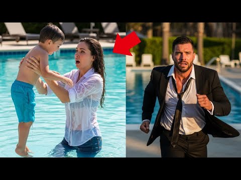 SALVÓ A UN NIÑO DE UN AHOGAMIENTO… SIN IMAGINAR QUE EL MILLONARIO ERA SU PADRE.