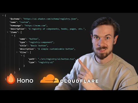 Host your own shadcn on Cloudflare Workers + Hono 🔥