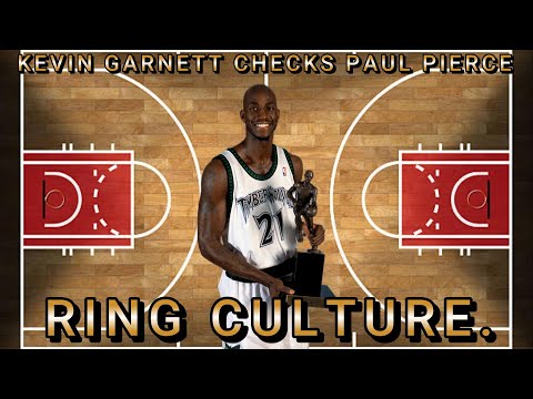 KEVIN GARNETT CHECKS PAUL PIERCE MJ HAD A LIMITED BAG NONSENSE