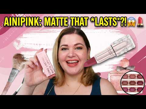 AINIPINK Matte Long-Lasting Lipstick | Swatching All 8 Shades + My Final Pick