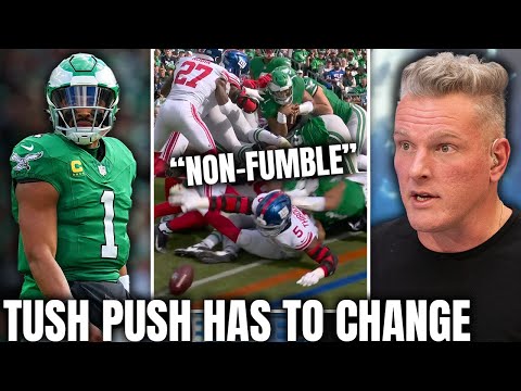 Tush Push Officiating Issues Are Getting Ridiculous... | Pat McAfee Show