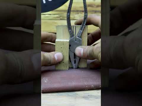 Restoration of old rusty pliers #craft #rustyrestoration #diy #antique  #wood #craftideas #diycraft