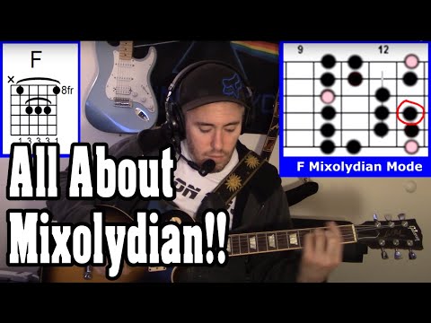 All About the Mixolydian Mode - Chord Progressions, Melodies, Borrowing Chords, Soloing, etc...