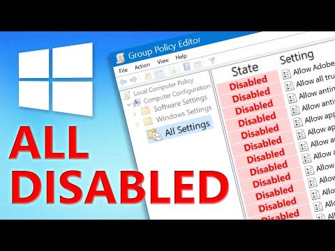 What If You Disable EVERY Windows Group Policy Setting?