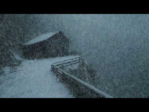 99% Fall Asleep with Snowstorm Sound | Blizzard Snow Storm & Wind Howling for Study