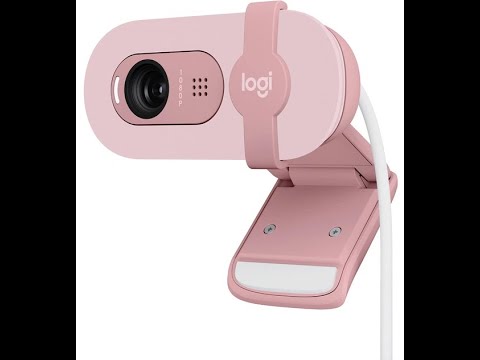 Розпакування: Веб-камера Logitech Brio 100 Full HD Webcam Rose (960-001623)