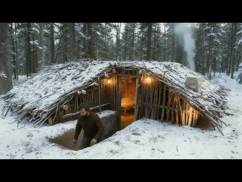 Survival Expert Builds 4 Amazing Shelters in the Forest | Start to Finish @Old School Bushcraft
