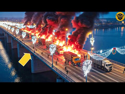 BLOODY CHRISTMAS! Ukraine VAPORIZED Russian Weapons Convoy on Crimea Bridge