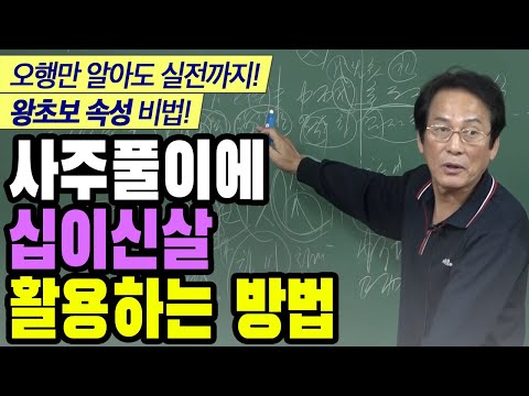 사주풀이에 십이신살 활용하는 방법 - 지정도