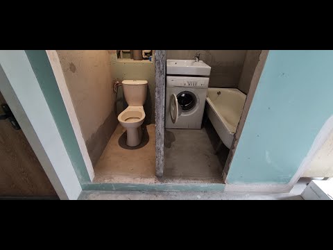 Часть-18 Установка ванны, раковины Duke Mister 55 под стиралку и сама установка стиральной машины!