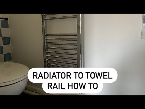 #87 How to change a radiator for a towel rail #plumber #towelradiator