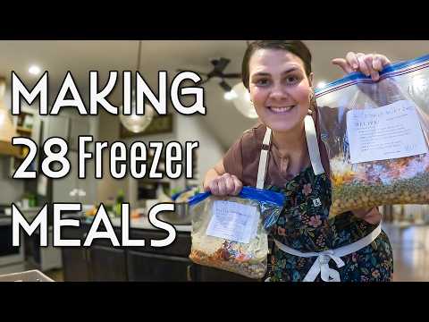 Freezer Meal Marathon | Spend the Day With Me!