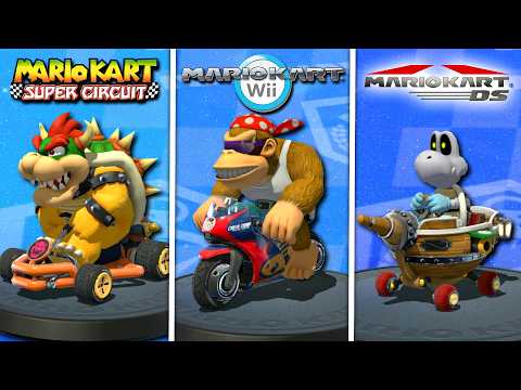 I used the BEST Combo from EVERY Mario Kart Game!