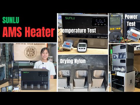 BambuLab AMS drying while printing? SUNLU AMS Heater Might Be the Fix