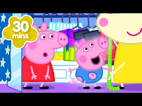 George Braucht Neue Kleidung! 👕 Peppa Geht Einkaufen | 30 Minuten | Peppa Pig Deutsch