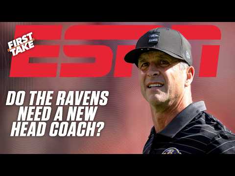 Is John Harbaugh to blame for Ravens downfall? Stephen A. says yes... | First Take