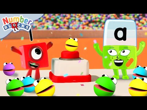 Team Games - Numberblocks & Alphablocks | Part 4 - Learn to count and read for Kids