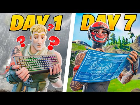 My 1 WEEK Controller To Keyboard and Mouse Progression! (Fortnite)
