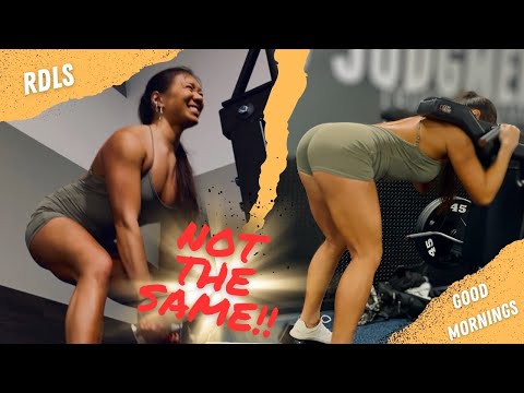 RDLs vs Good Mornings... | Do YOU know the difference??