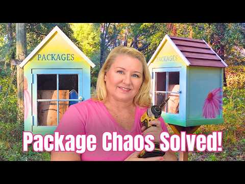 No More Missed Deliveries! DIY Delivery Box