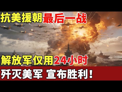 抗美援朝中美决战，解放军仅用24小时，歼灭上万美军，美国6艘航母、500战斗机全部报废，抗美宣布胜利！【历史档案】